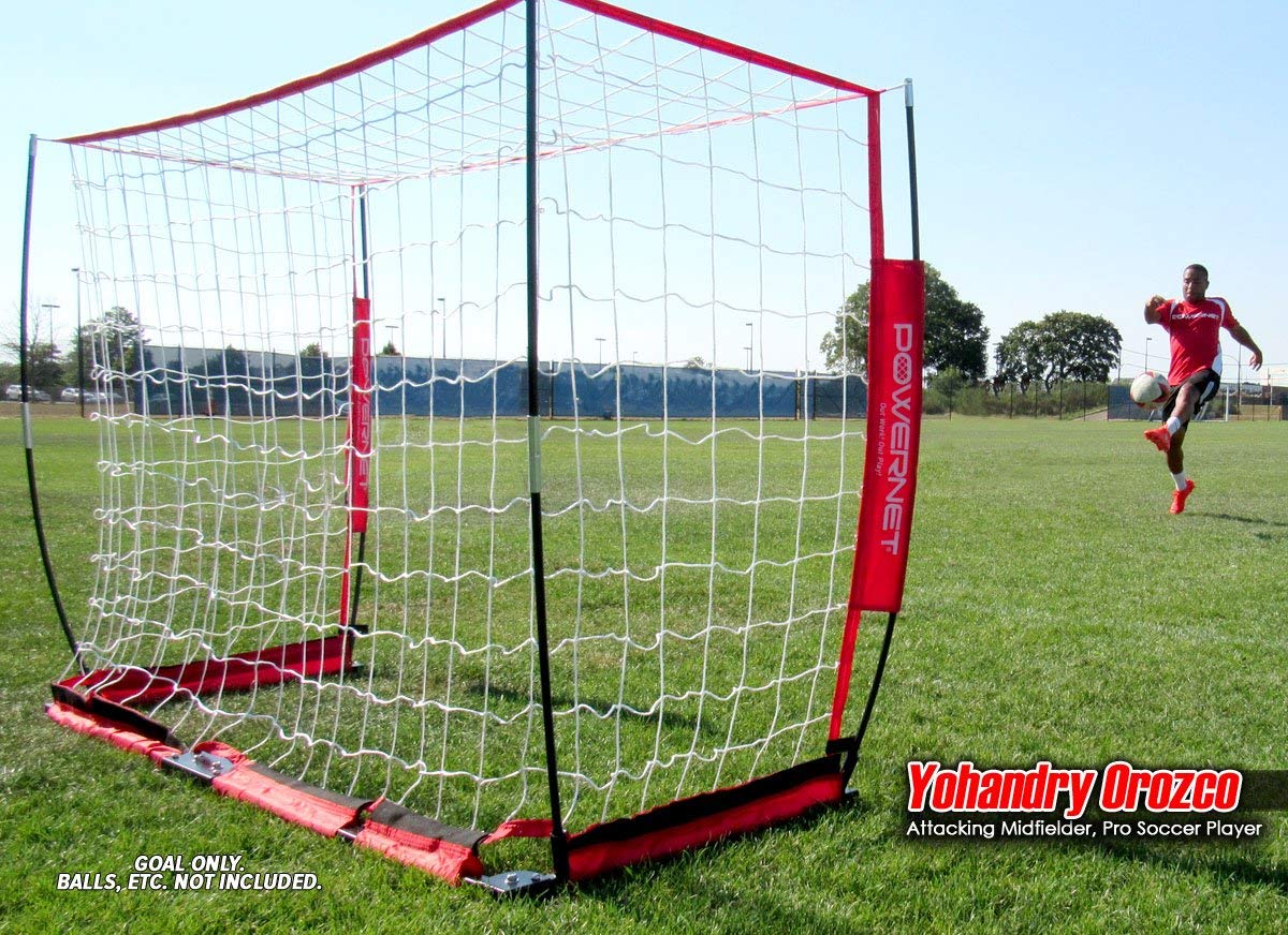 PowerNet Carli Lloyd 12x6 Soccer Goal, Resistance Loop Exercise Bands Bundle - Image 9