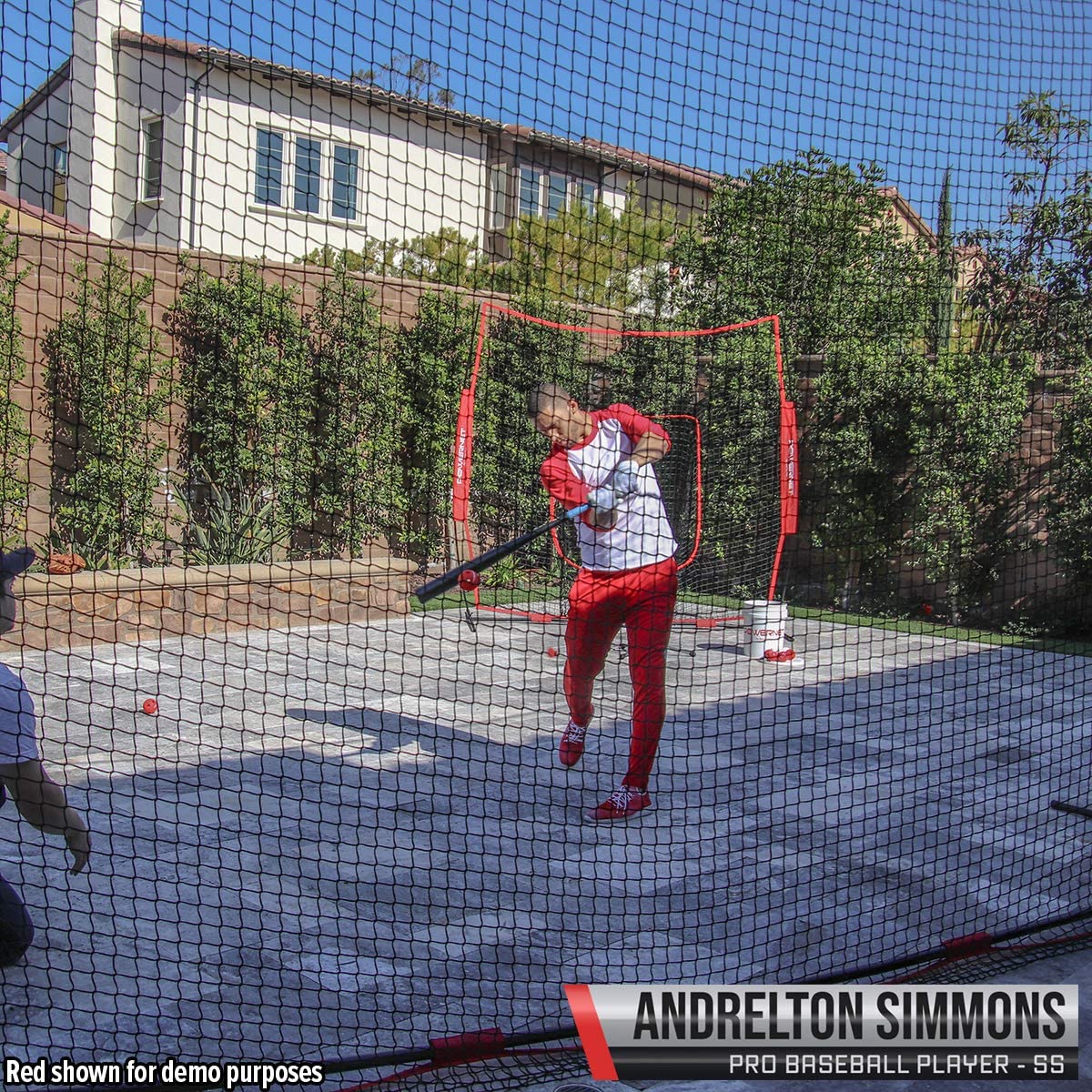 PowerNet Portable Sports Rebounder -Basketball, Volleyball, Soccer, Baseball, Softball and Lacrosse, Backyard & Garage Backstop, Indoor Outdoor Safety Net for Protection - Image 8